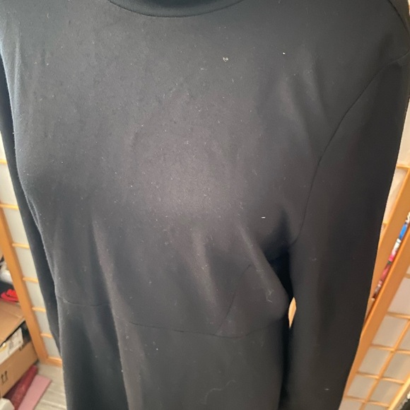 Seraphine Vanessa Turtleneck Long Sleeve Maternity Dress Black Sz 10 - Picture 3 of 7
